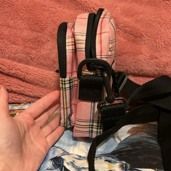 Opening Ceremony Pink Plaid Mini Square Crossbody - Picture 5 of 6
